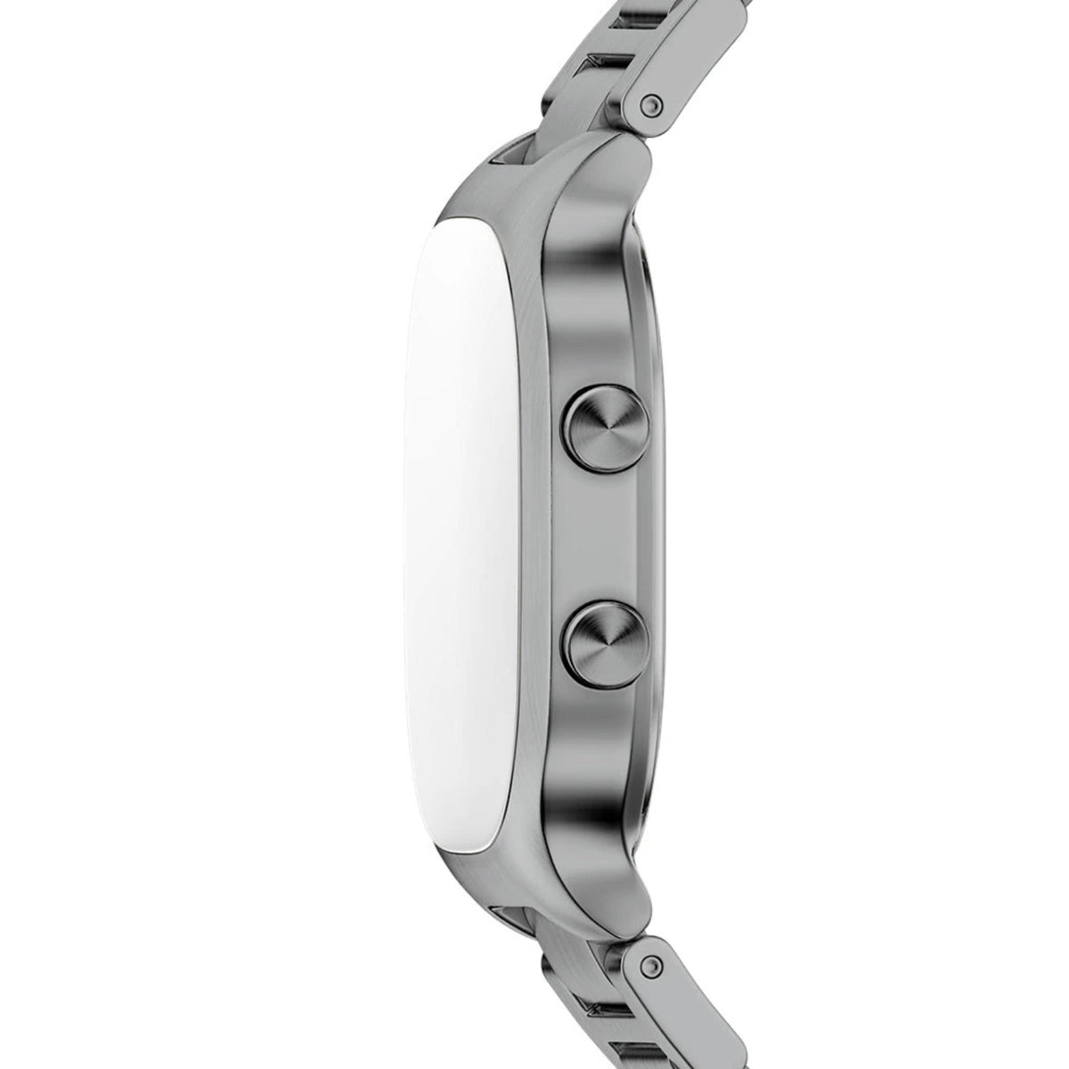 Skagen Mellem SKW6947 dual stainless steel push buttons close up