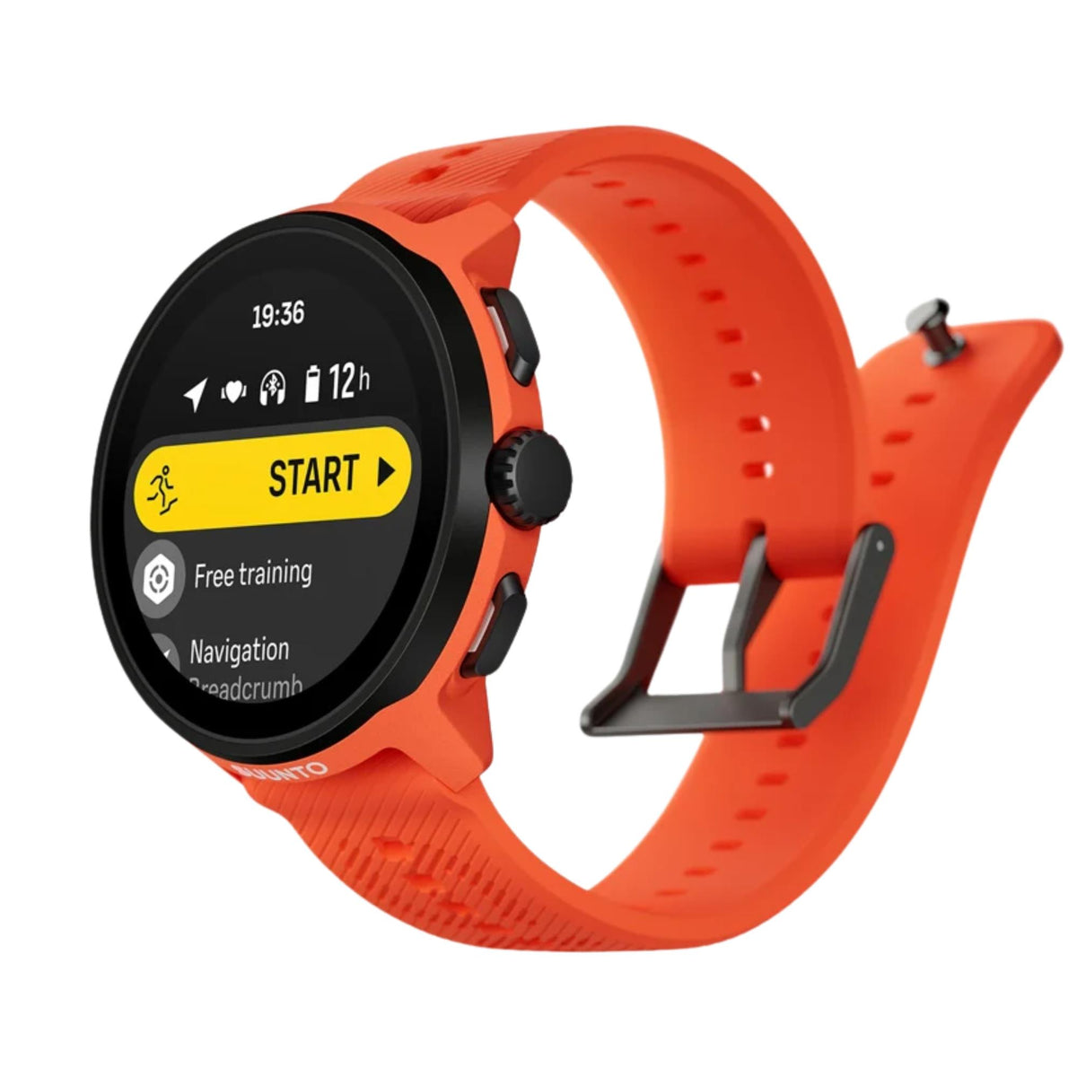 Suunto Run SS051275000 coral orange side dynamic view