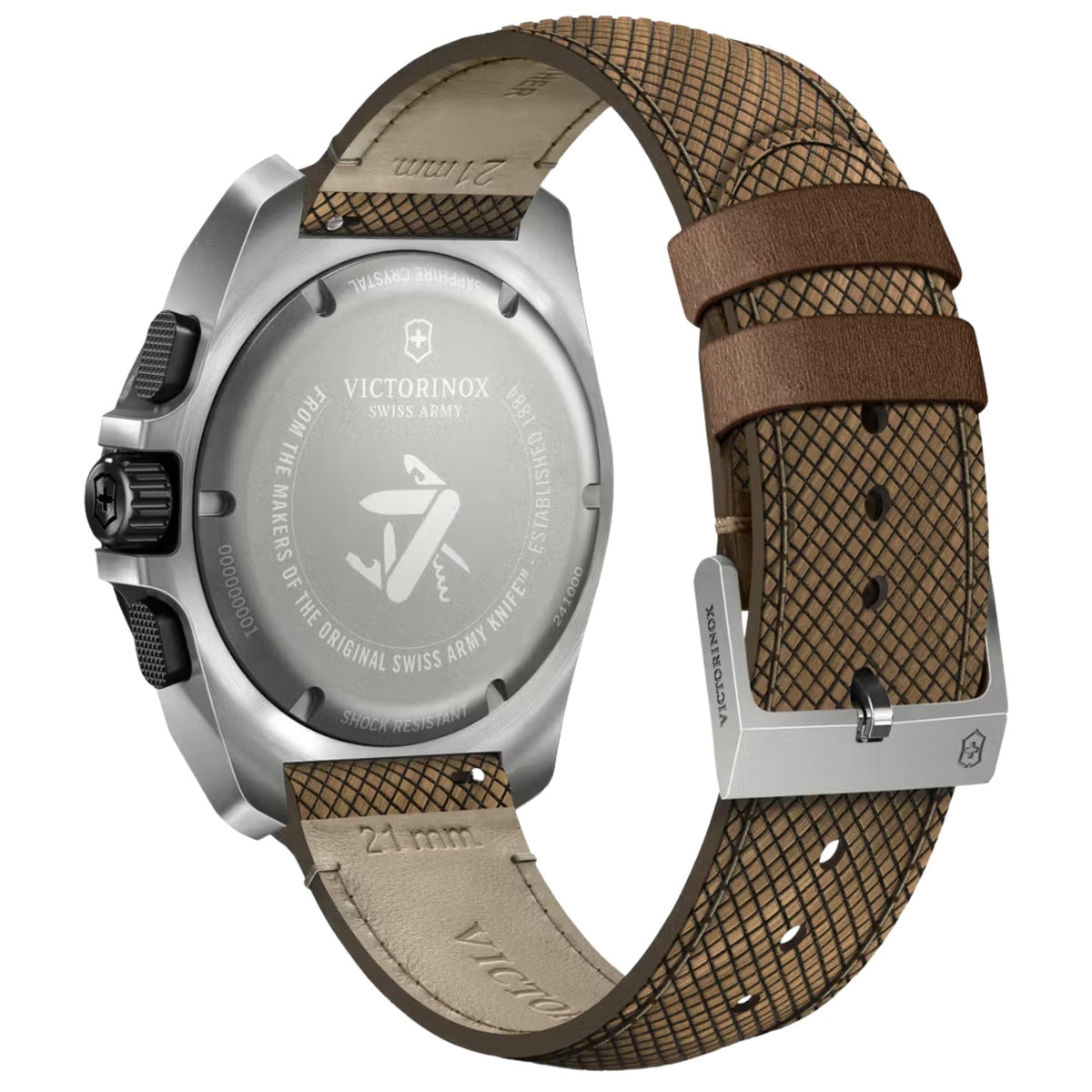 Victorinox I.N.O.X. 241988.1 wood strap with titanium buckle