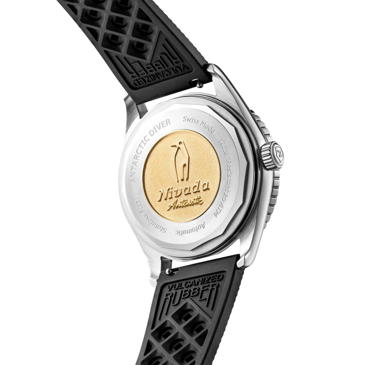 Nivada Grenchen Aquamar 32068A01 engraved caseback back view
