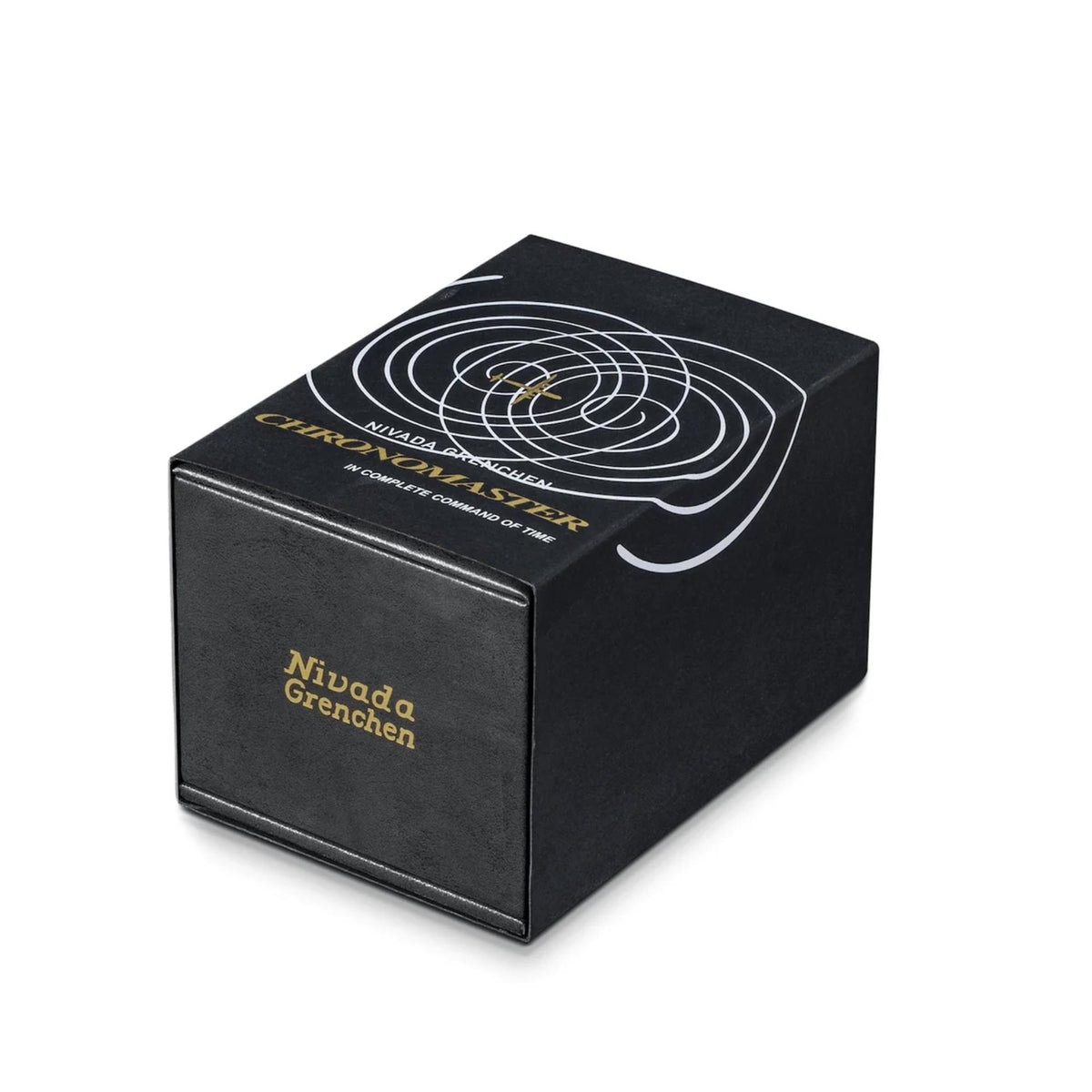 Nivada Grenchen Chronomaster 85008M04 fully enclosed retail packaging