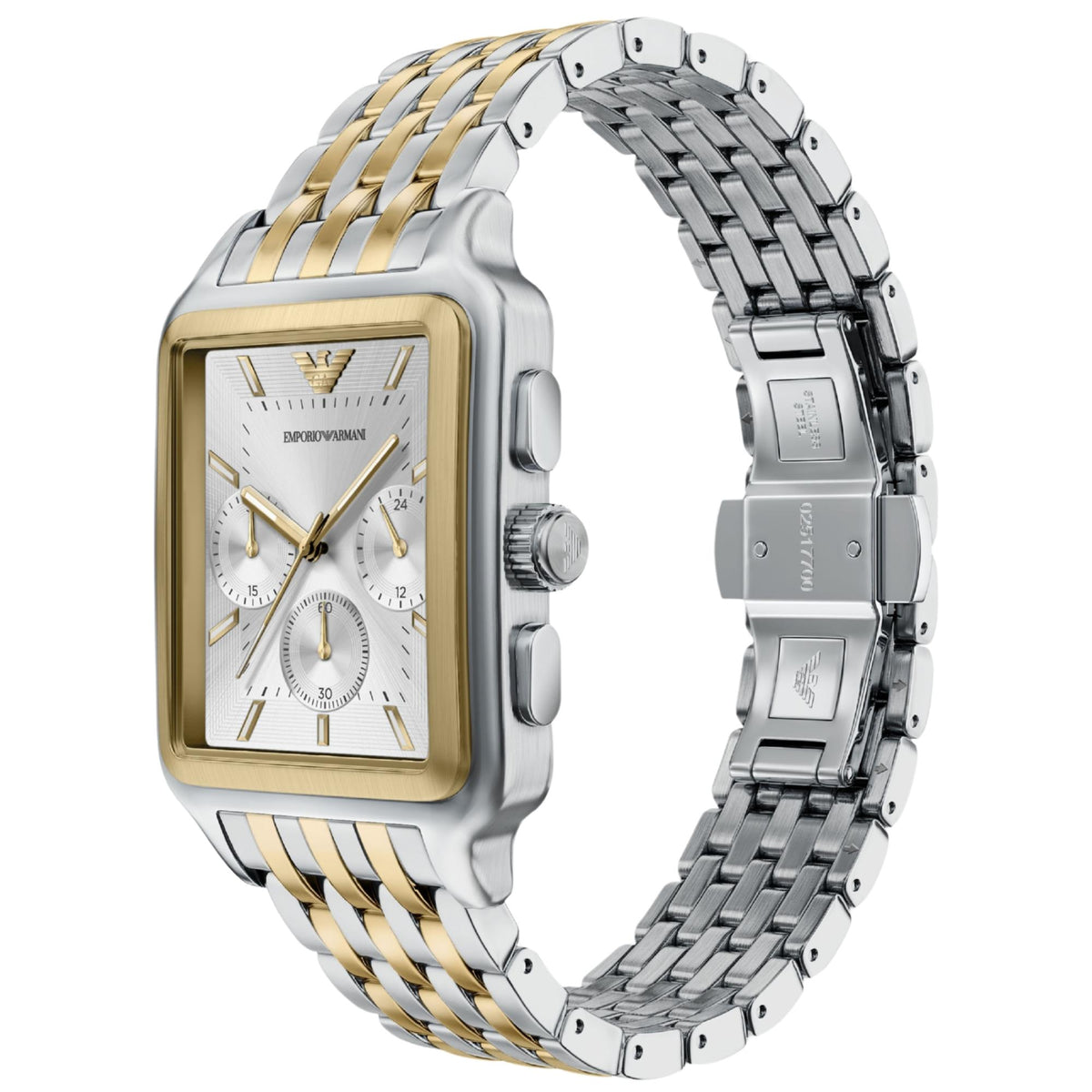 Emporio Armani Diego AR11752 side profile and clasp view