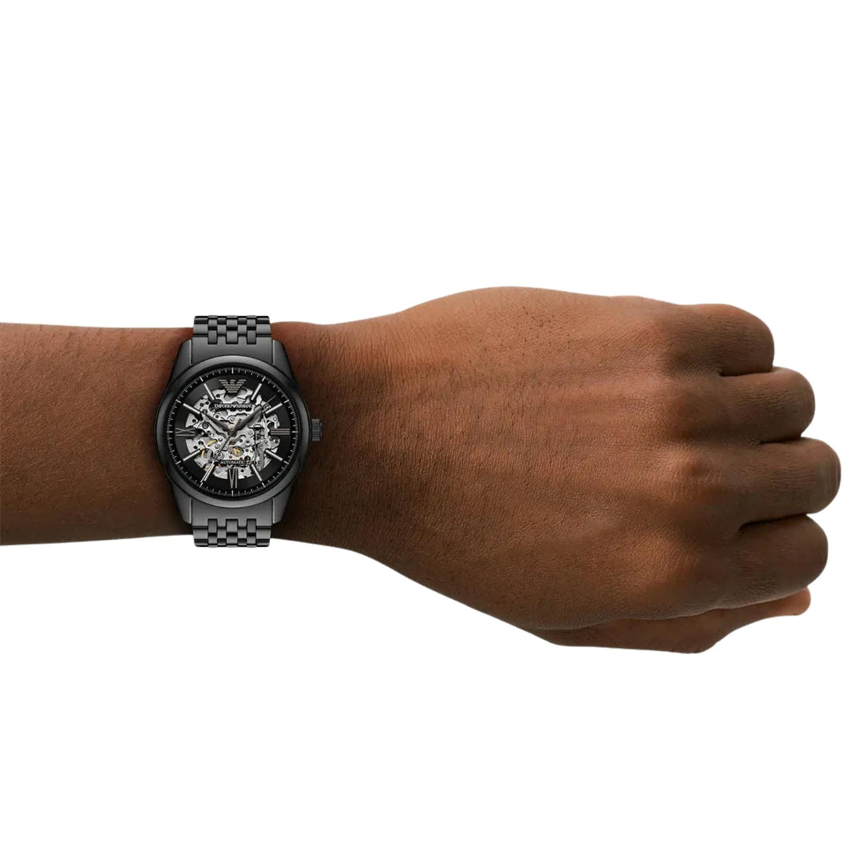 Emporio Armani Antonio AR60093 front view on a wrist