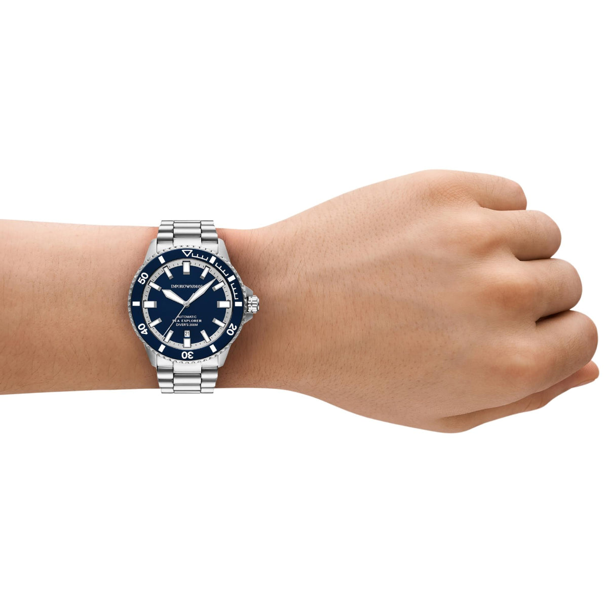 Emporio Armani Sea Explorer AR60087 on-wrist view