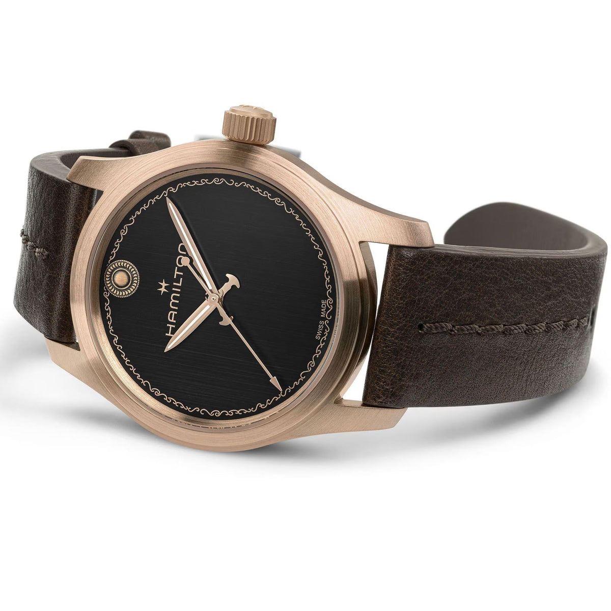 Hamilton Khaki Field H70675530 Odyssey angled side profile view