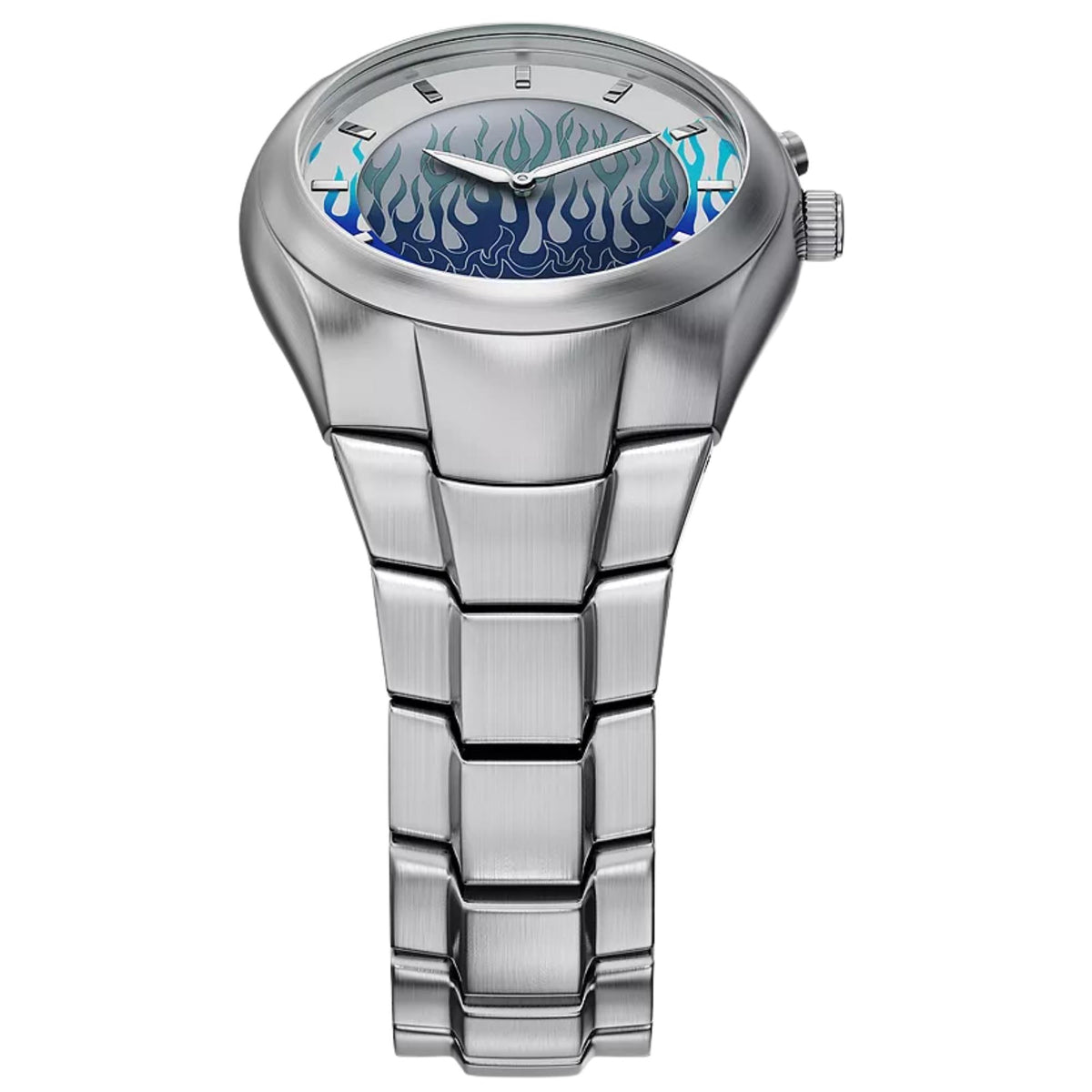 Fossil Y2K Big Tic LE1234 top-down angled bracelet view