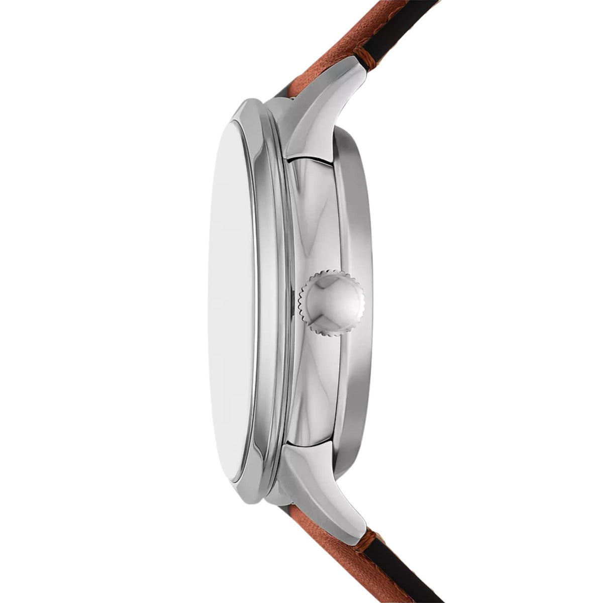 Fossil Townsman ME3265 stainless steel case side profile view