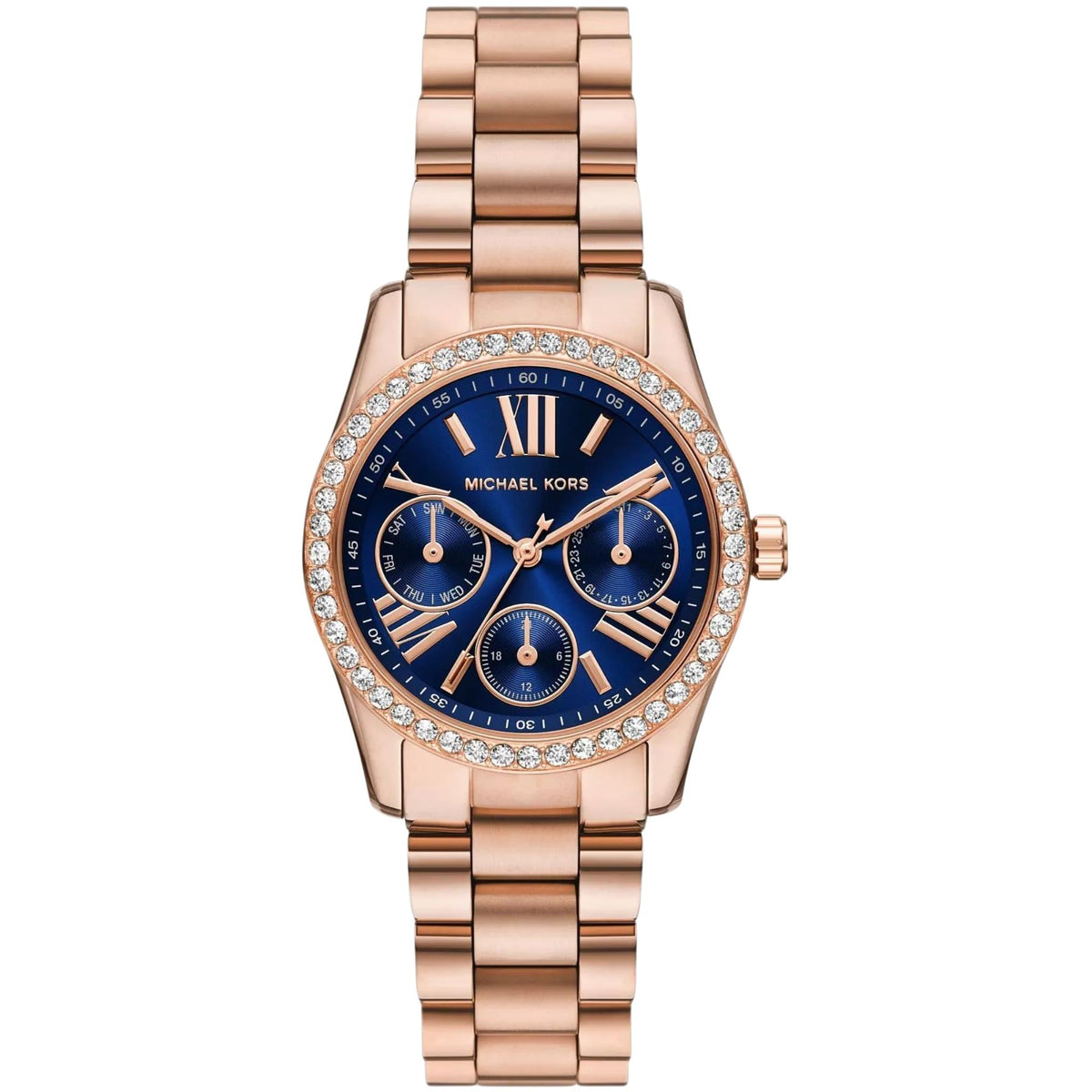 Michael Kors Lexington MK4926 blue dial front view