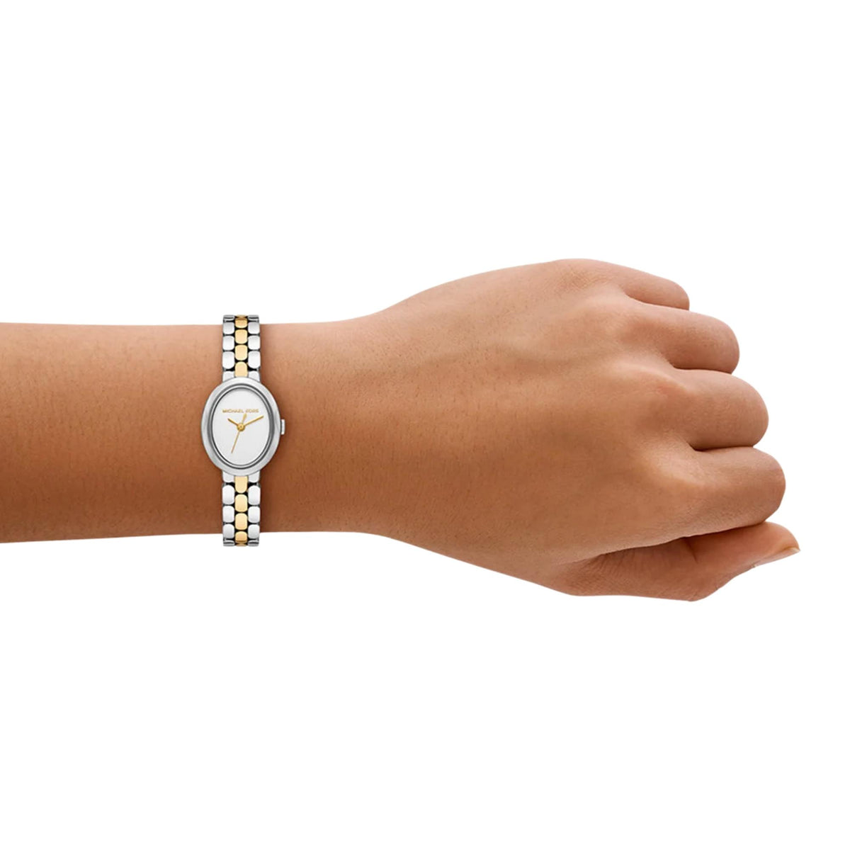 Michael Kors Maude MK4956 white dial on-wrist view