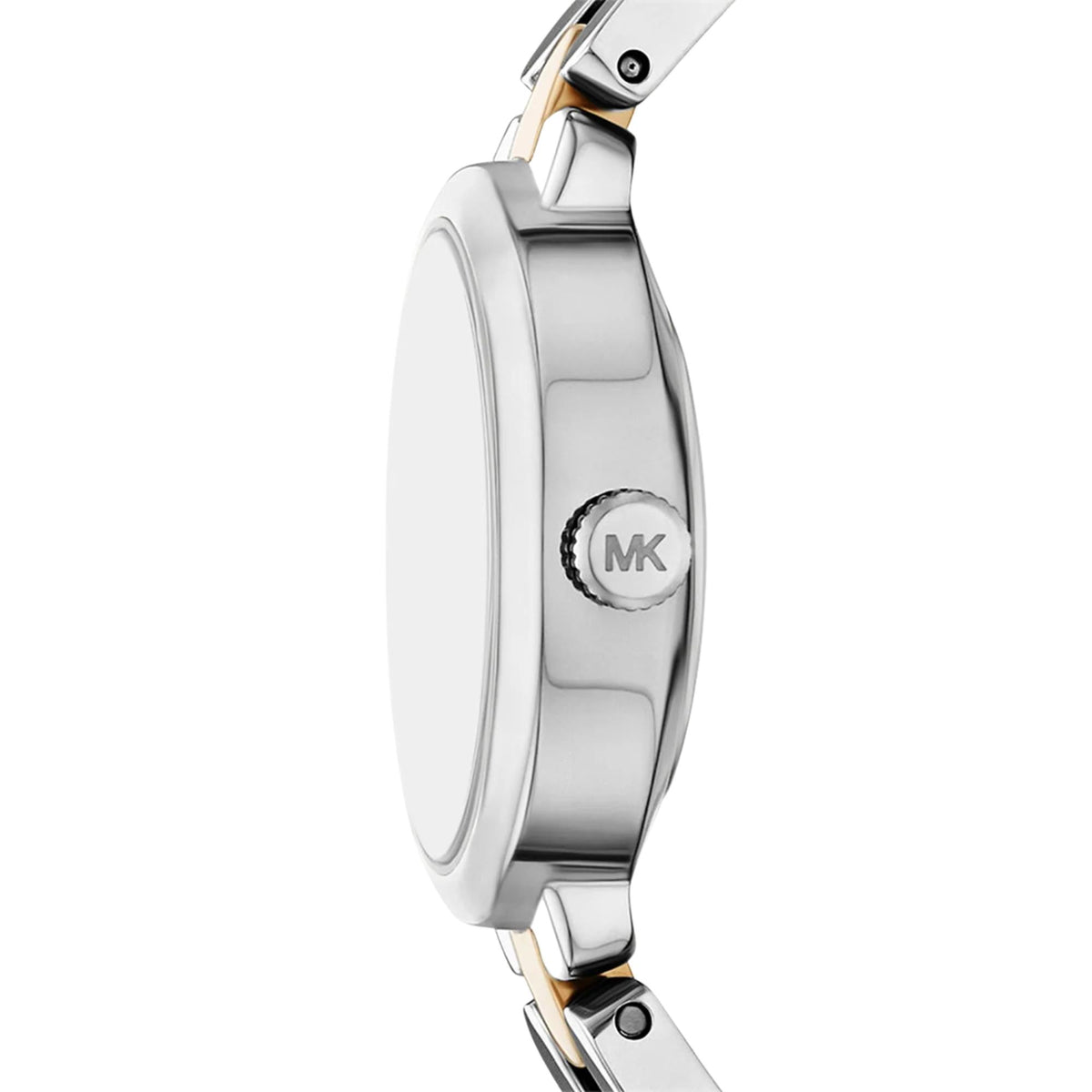 Michael Kors Maude MK4956 side view showing case thickness