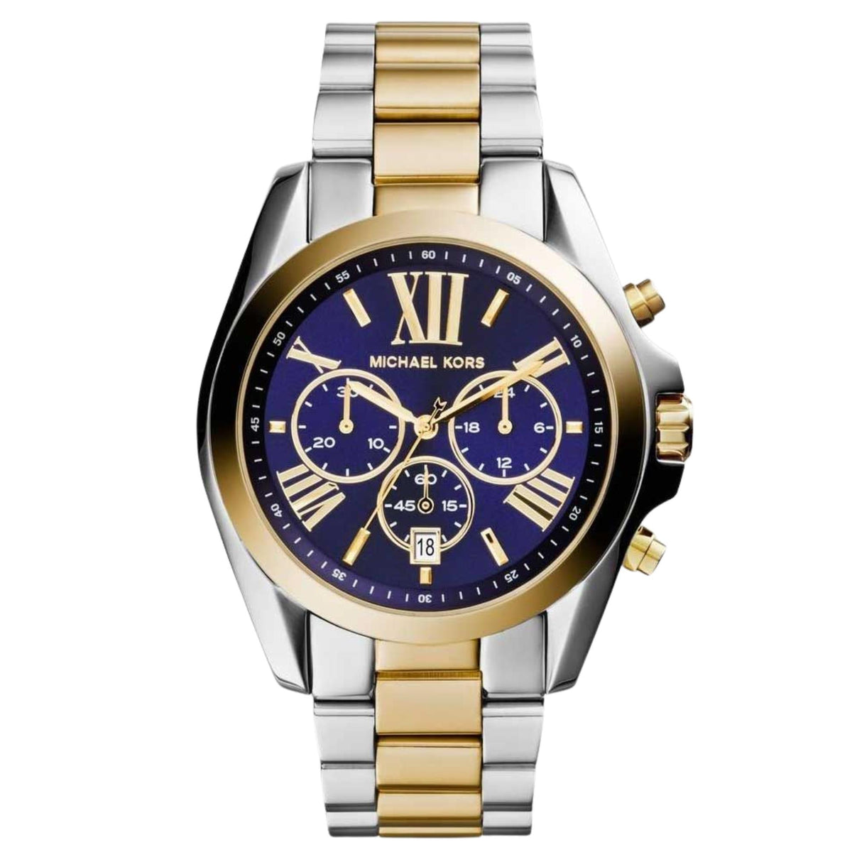 Michael Kors Bradshaw 43mm MK5976 blue dial front view
