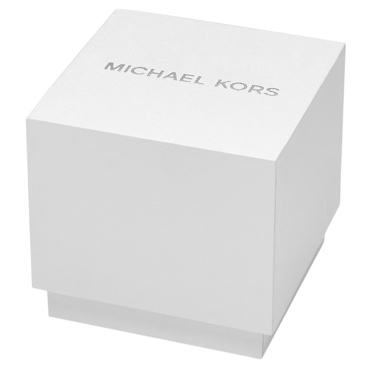 Michael Kors Rhys MK9240 branded white textured watch presentation box