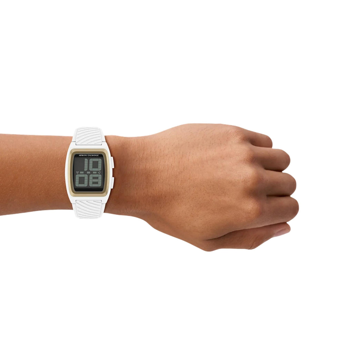 Armani Exchange Kelvin AX2968 on wrist perspective view