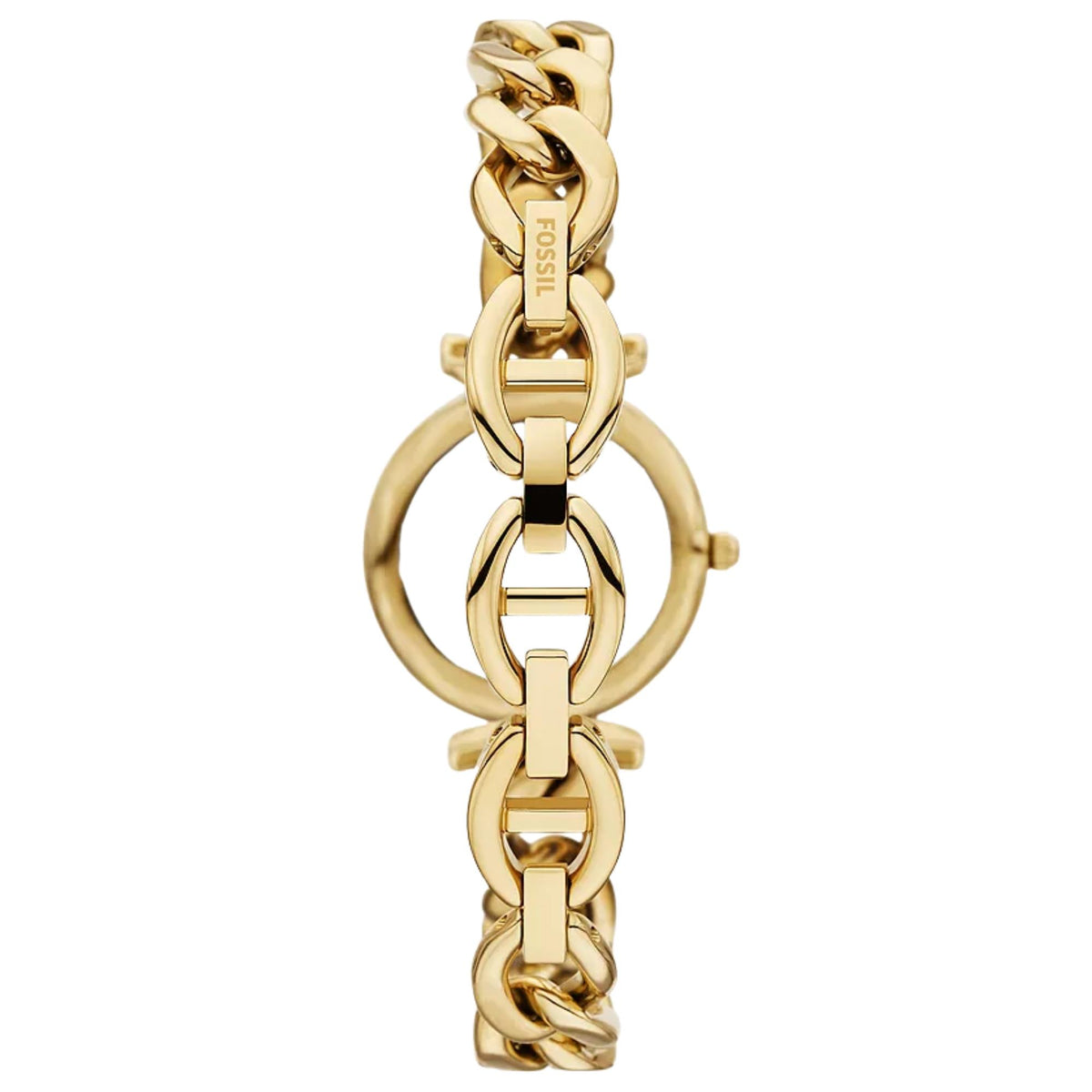Fossil Carlie ES5387SET watch caseback and clasp detail
