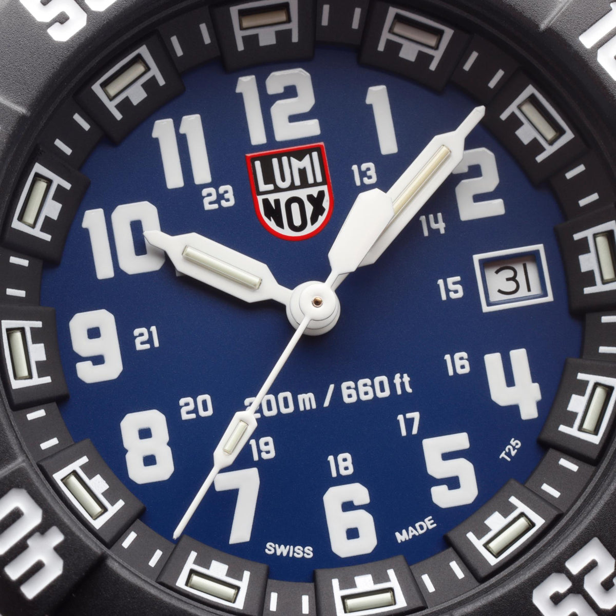 Luminox Navy SEAL 3550 Series 44mm Blue Dial Rubber Mens Quartz Watch XS.3553