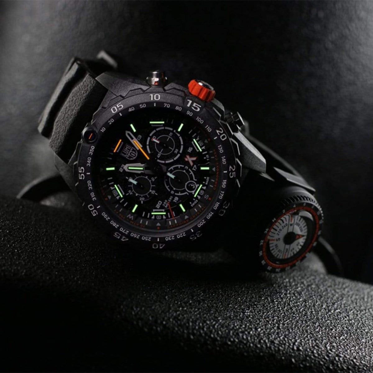 Luminox Bear Grylls Survival 45mm Black Dial Rubber Mens Quartz Watch XB.3741
