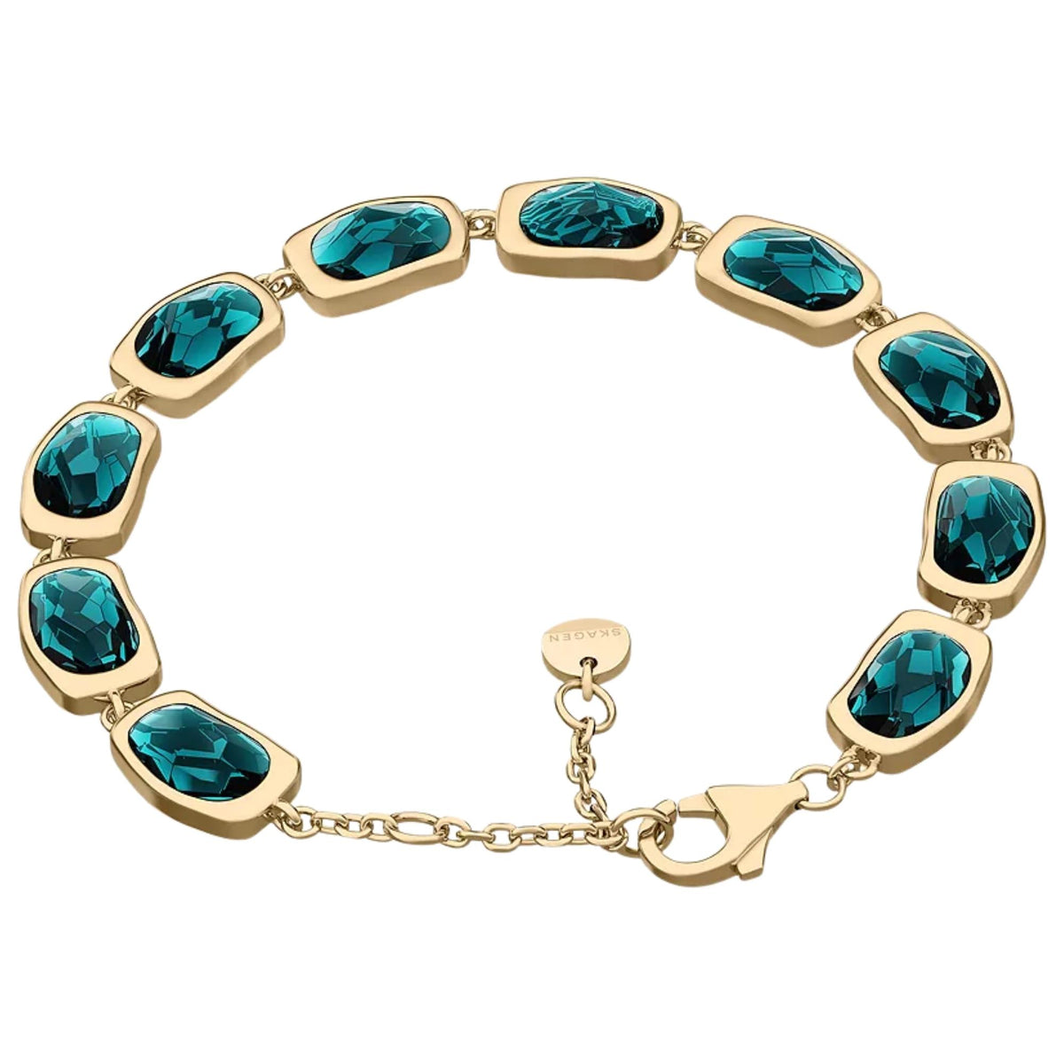 Skagen Sofie Sea Glass 165mm Gold Ladies Bracelet SKJ1918710