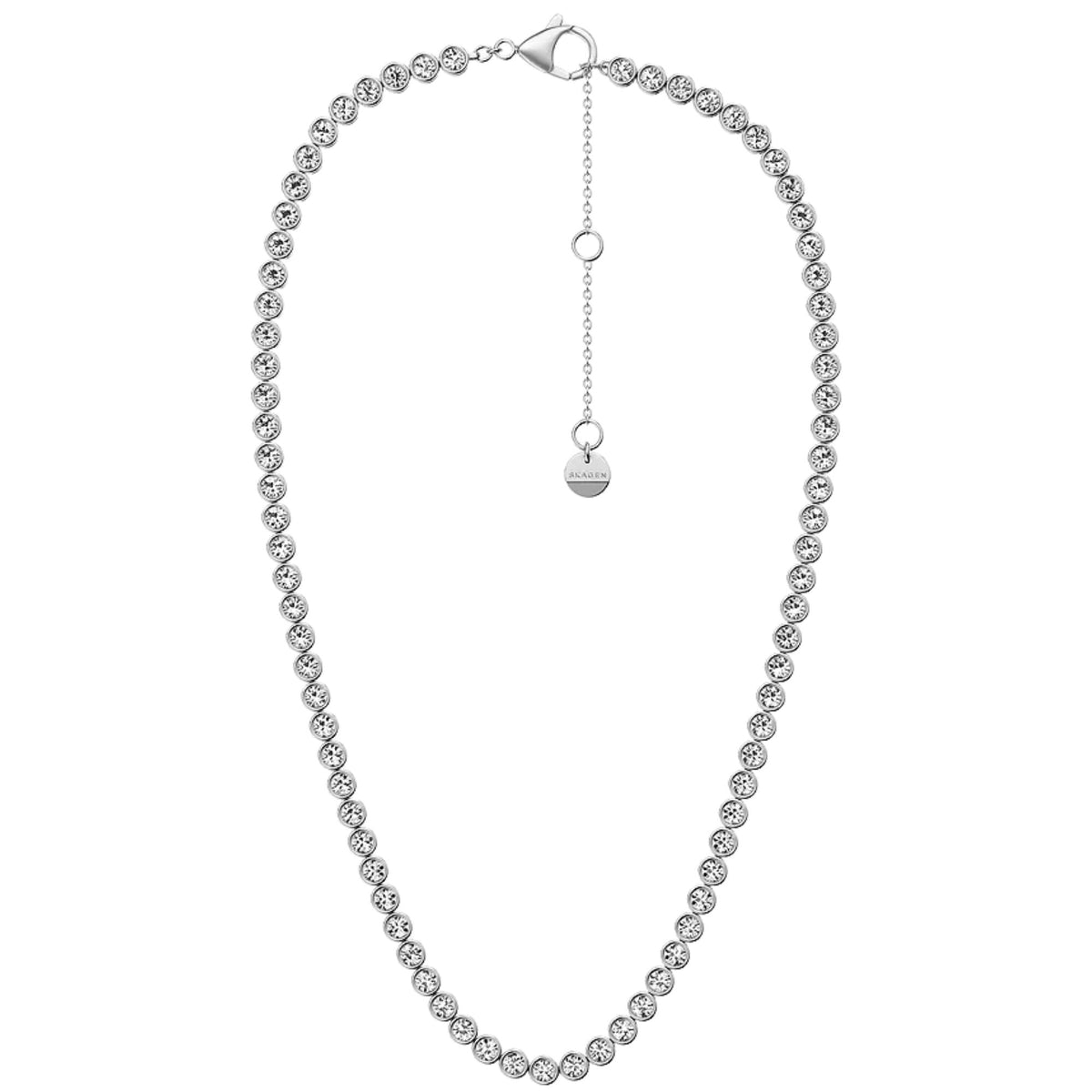 Skagen Moderne Glitz 356mm Silver Ladies Necklace SKJ5018040
