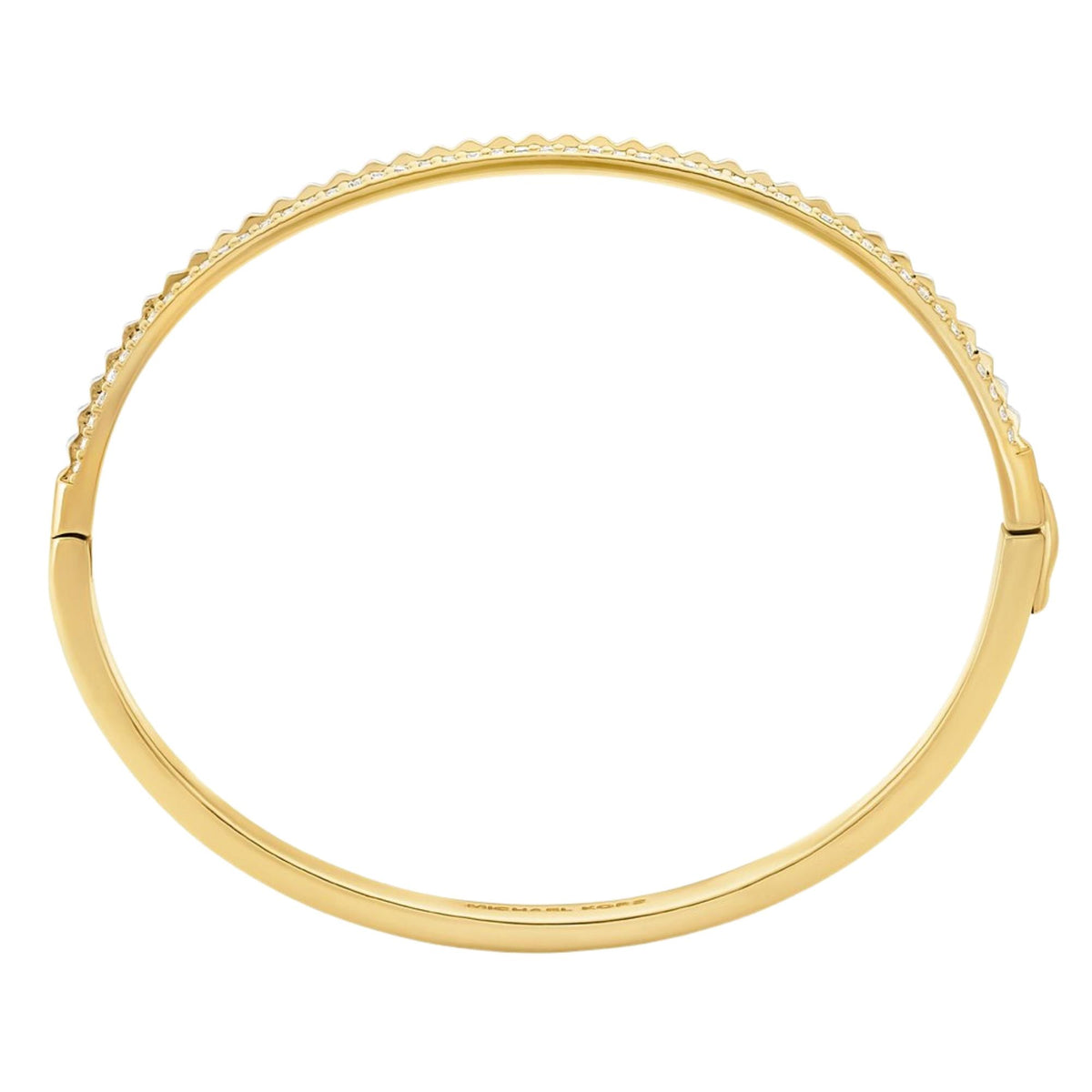 Michael Kors Lexington 168mm Two-Tone Cubic Zirconia Ladies Bangle Bracelet MKJ8646931