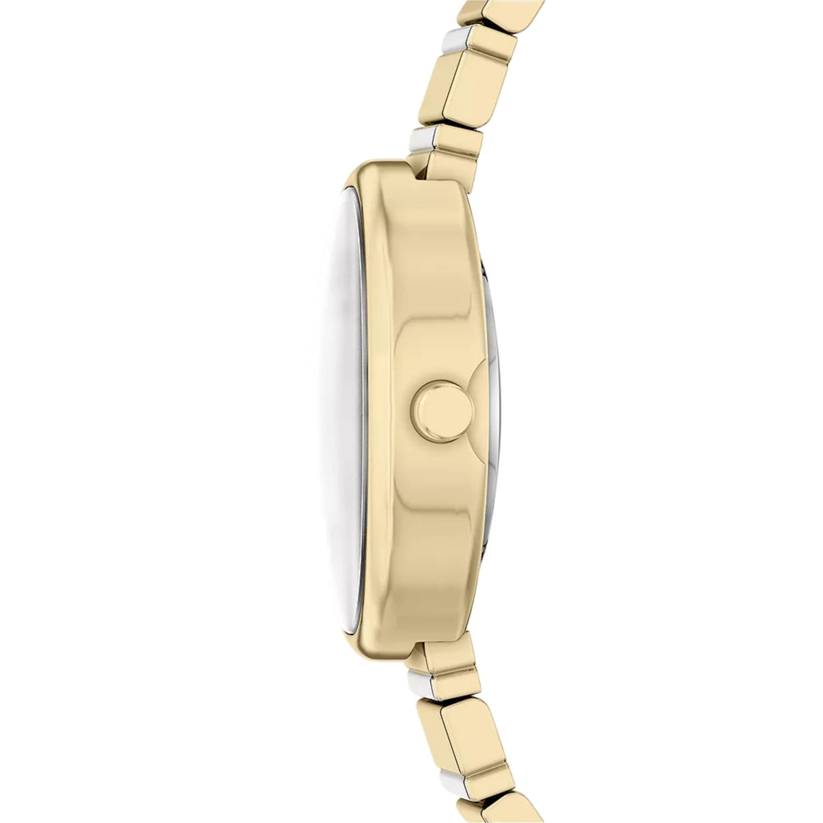 Skagen Anita Oval SKW3183 profile view displaying steel case side and crown detailing