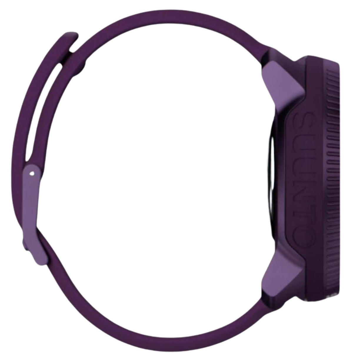 Suunto Race SS050933000 side profile view showcasing left case side and silicone strap band