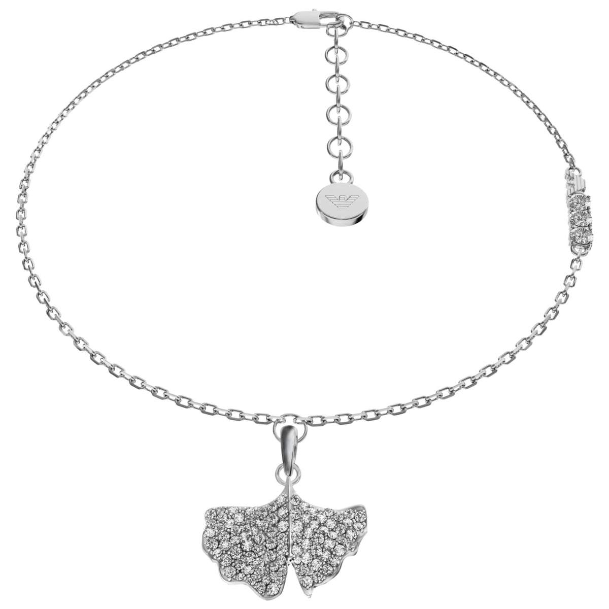 Emporio Armani Sentimental 160mm Silver Brass Ladies Pendant Bracelet EGS3412040