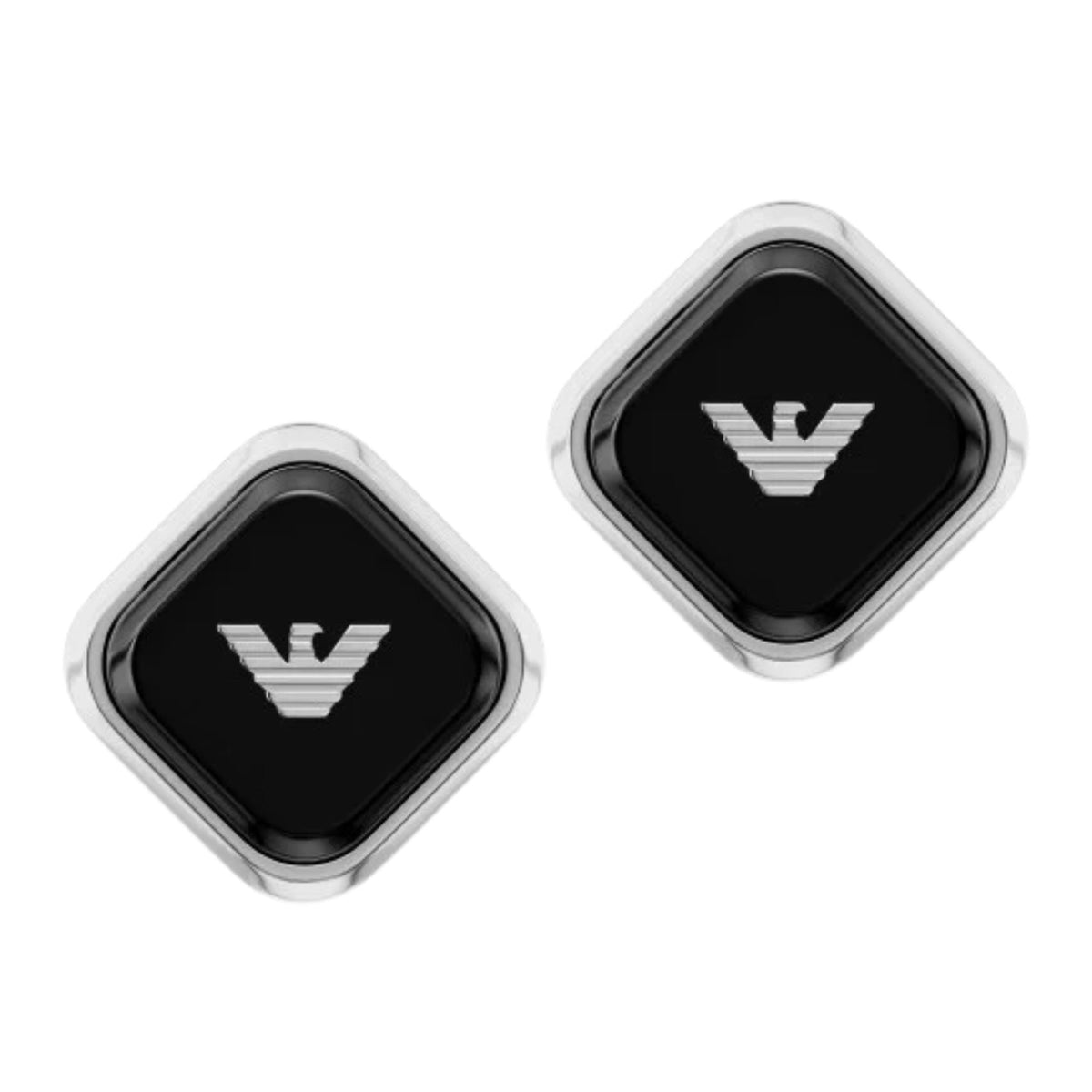 Emporio Armani Eagle Logo 16.6mm Blue Steel Mens Cufflinks EGS3385040