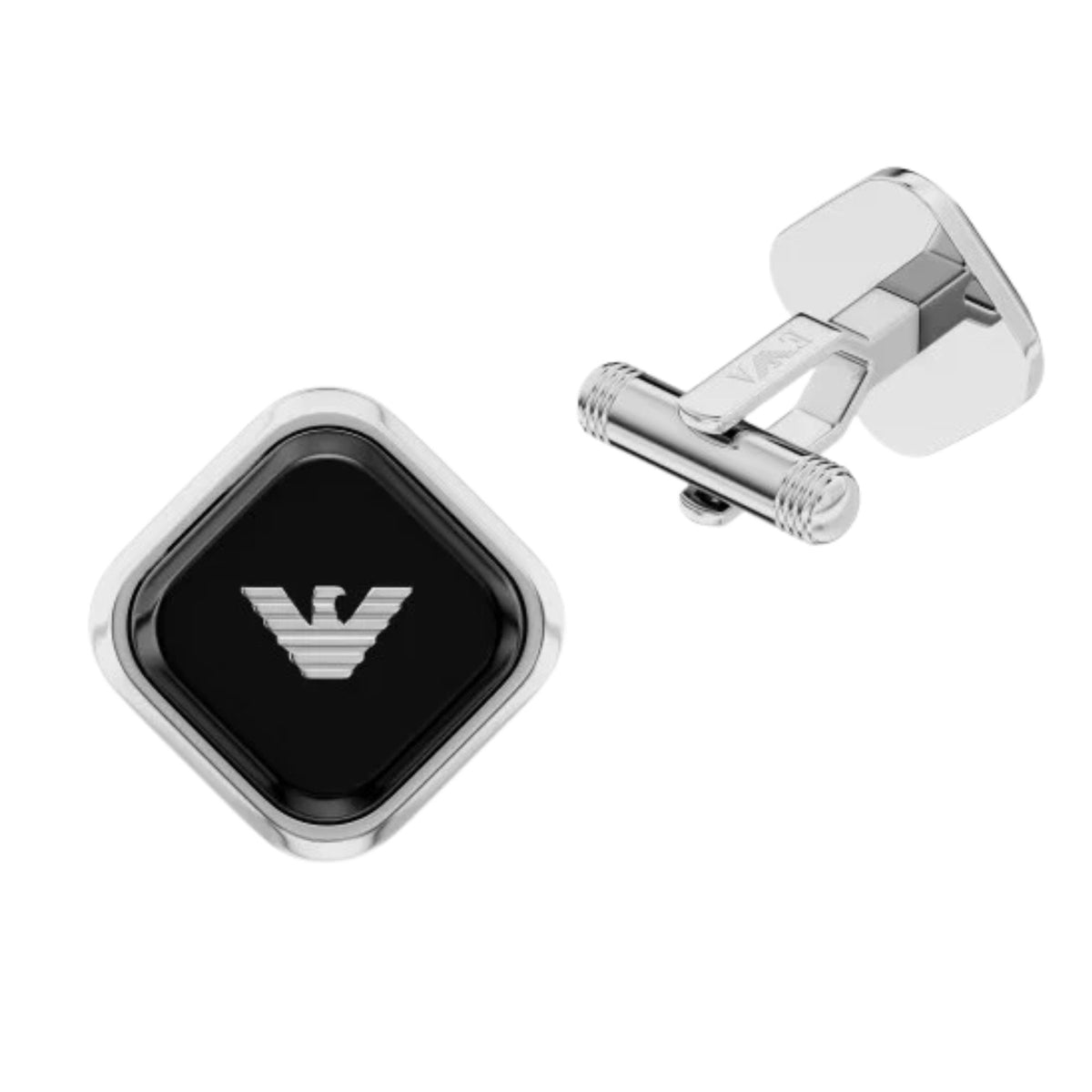 Emporio Armani Eagle Logo 16.6mm Blue Steel Mens Cufflinks EGS3385040
