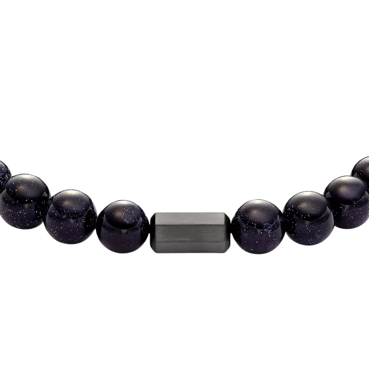 Fossil Galaxy Beads 250mm Steel Blue Mens Bracelet JF04819060