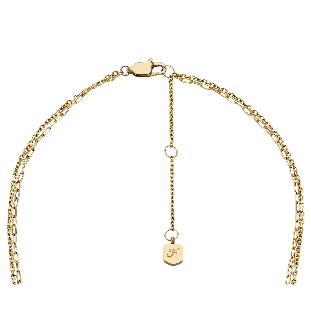 Fossil Ellis Shaky 406.4mm Gold Steel Ladies Necklace JF04894710