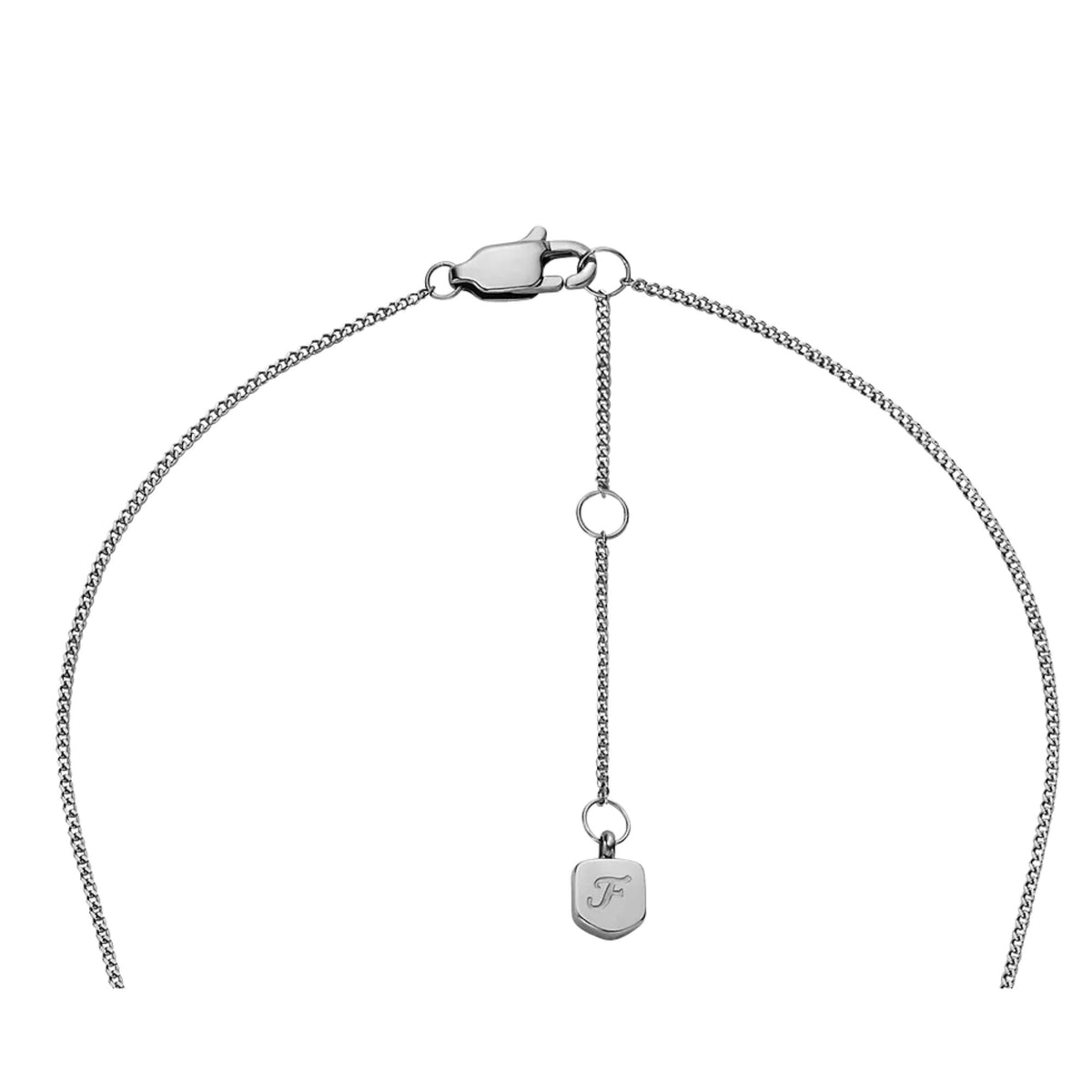 Fossil Merrit Timeless 406.4mm Mother of Pearl Steel Ladies Necklace JF04909040