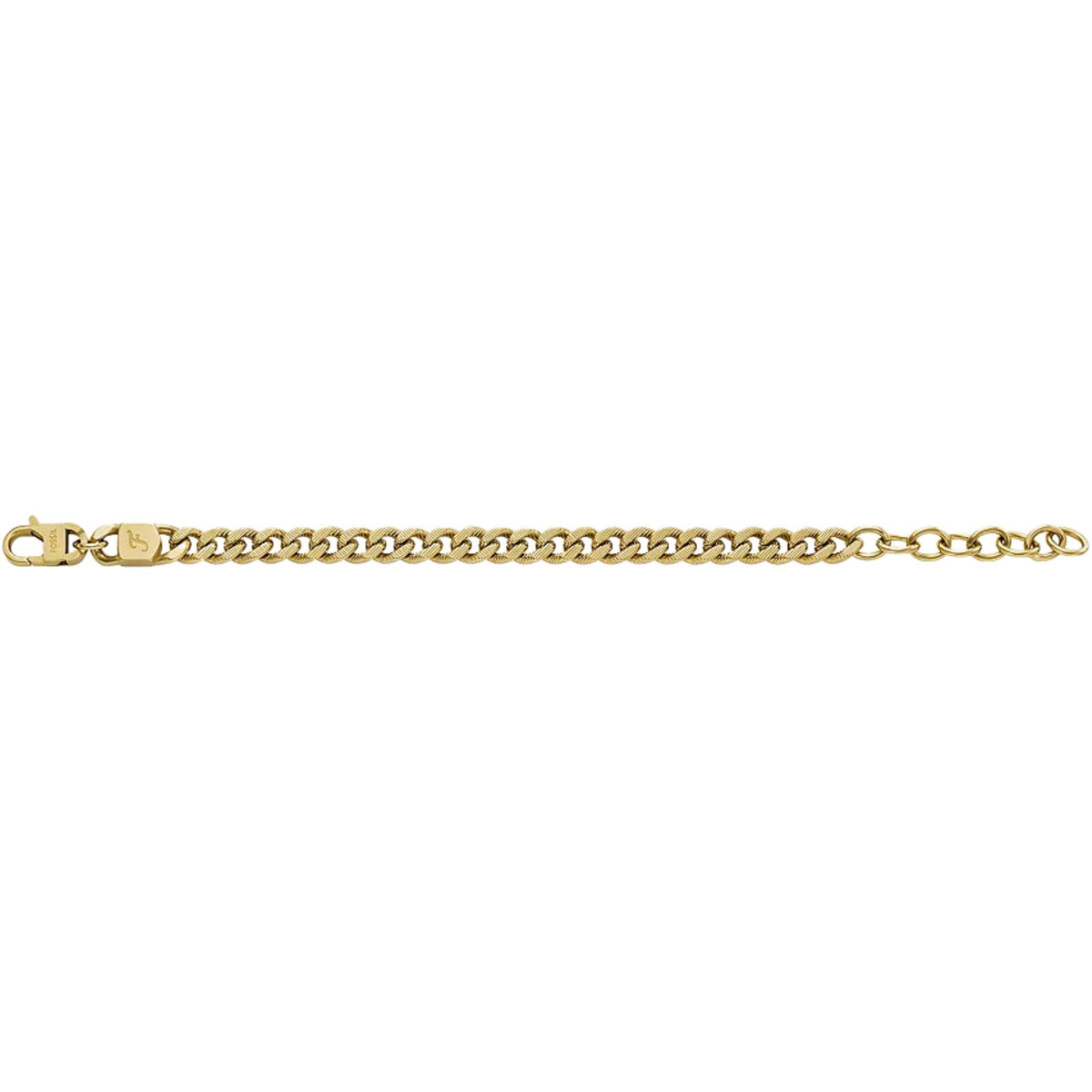 Fossil Harlow Linear 165mm Gold Steel Ladies Bracelet JF04698710