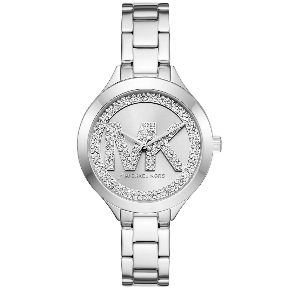 Michael Kors Aspyn 38mm Silver Dial Steel Ladies Quartz Watch MKO1108