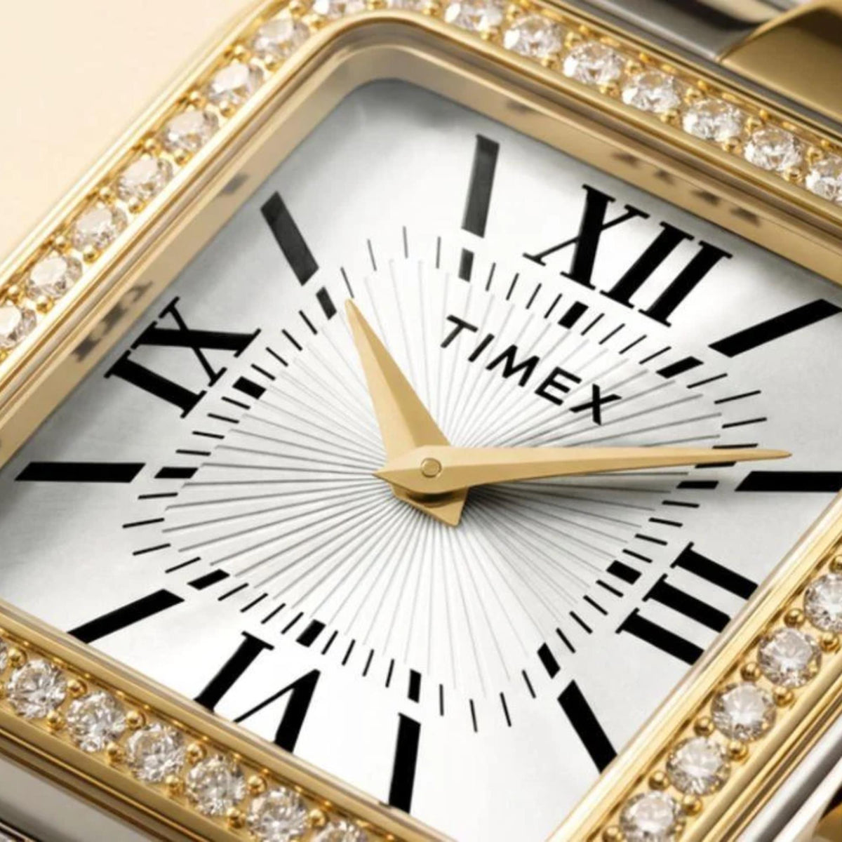 Timex Trend Addison 23mm Silver Dial Two-Tone Steel Ladies Quartz Watch TW2Y90400