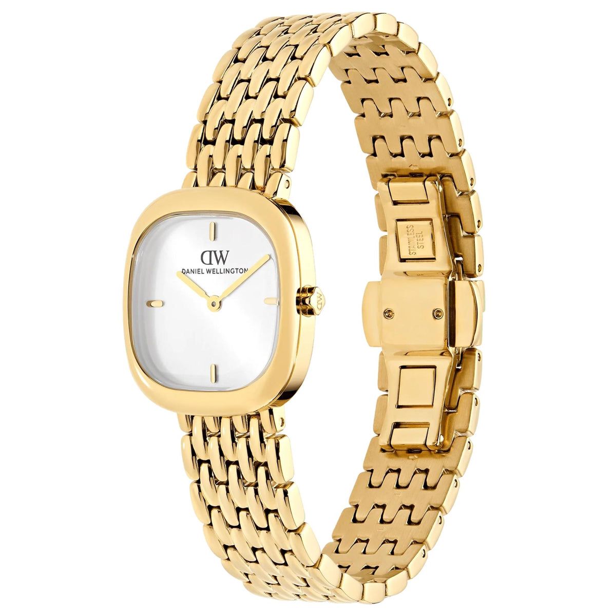 Daniel Wellington Corta 24mm White Dial Yellow Gold-Tone Steel Ladies Quartz Watch DW00100993
