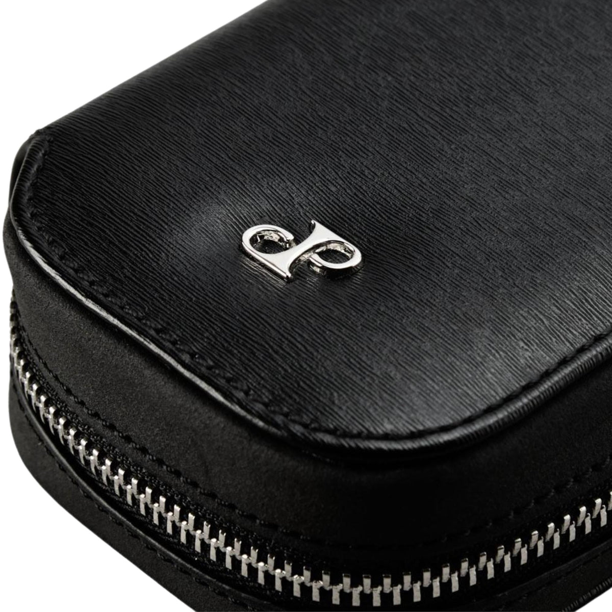 WOLF Philipp Black 2 Piece Watch Zip Case 190205