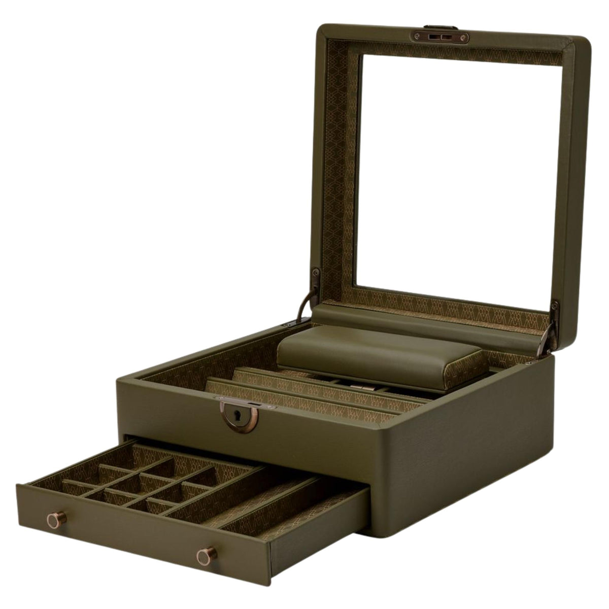 WOLF Earth 190th Anniversary Collection Single Olive Watch Stand Box 190741