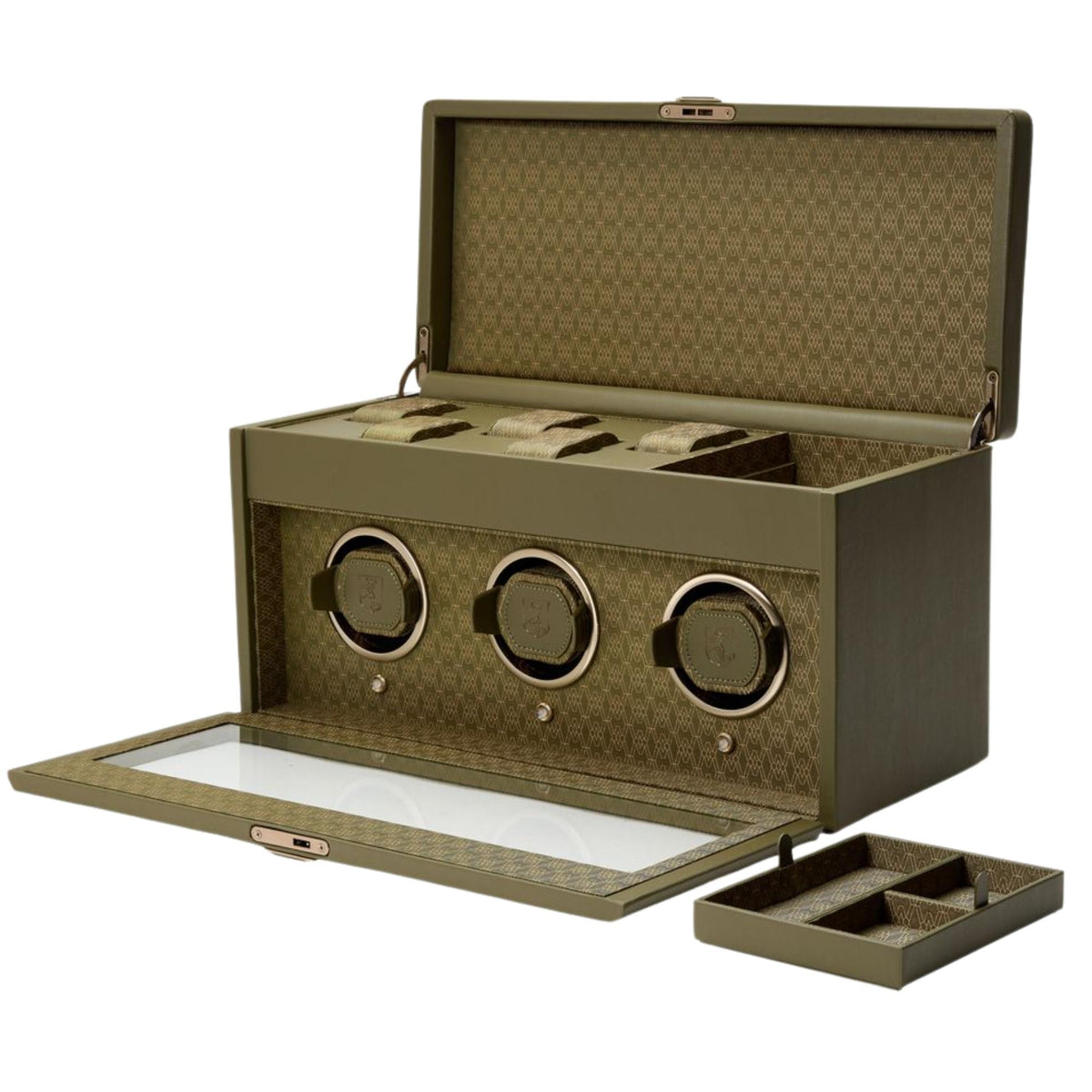 WOLF Earth 190th Anniversary Collection Single Olive Triple Watch Winder 190541