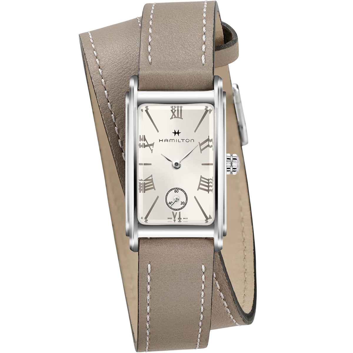 Hamilton American Classic Ardmore 19mm Silver Dial Leather Ladies Quartz Watch H11221914