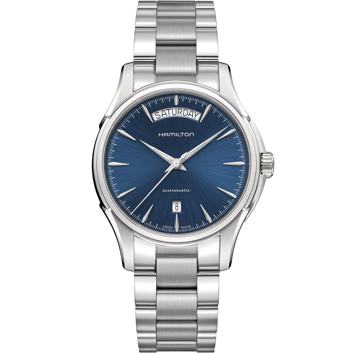 Hamilton Jazzmaster 40mm Blue Dial Steel Mens Automatic Watch H32505141