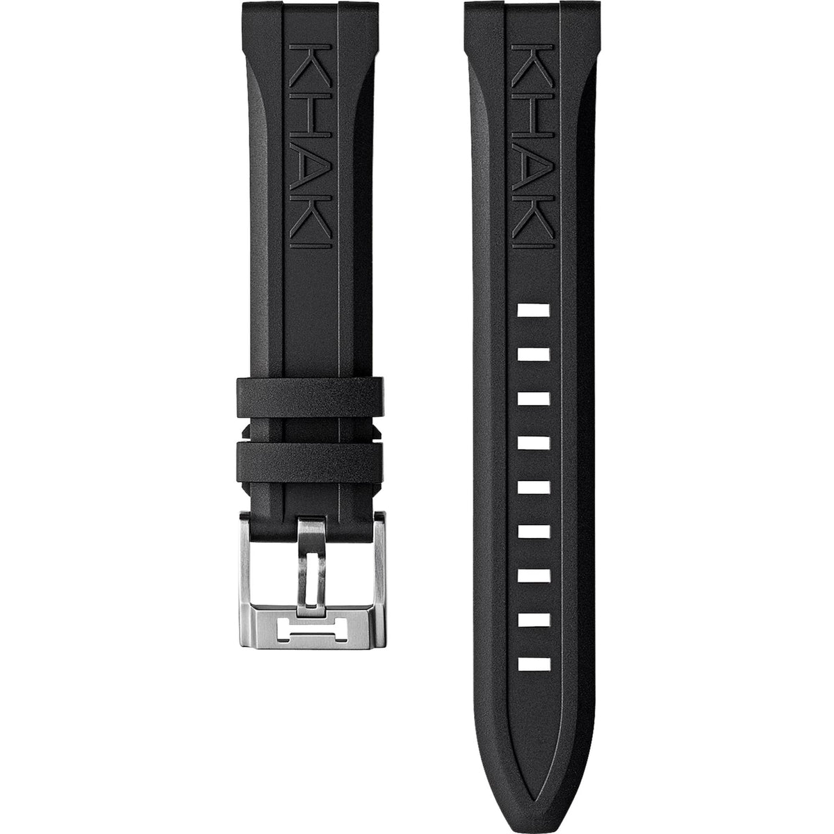 Hamilton Khaki Navy 20mm Black Rubber Strap H690823103