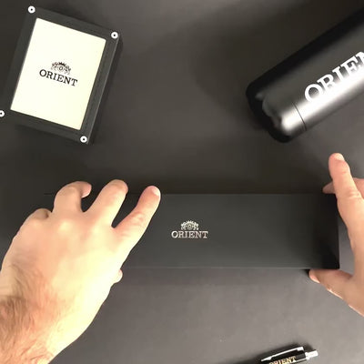 Unboxing of Orient Sun & Moon RA-AK0008S30B automatic watch