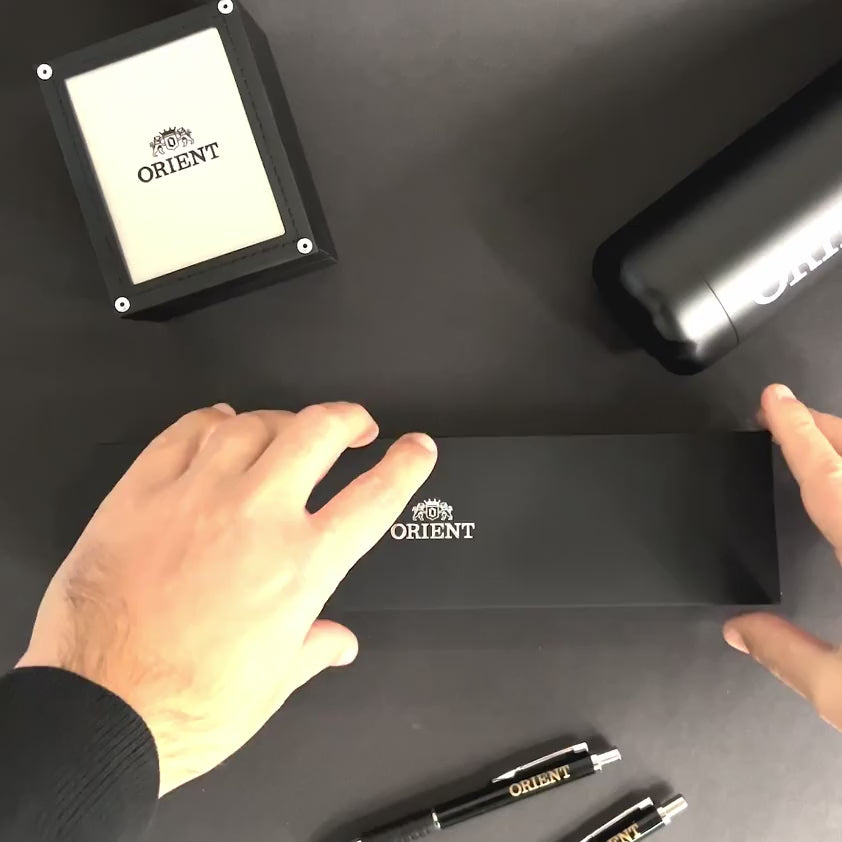 Unboxing of Orient Bambino Version 7 White Dial Mens Dress Watch RA-AC0M01S30B 