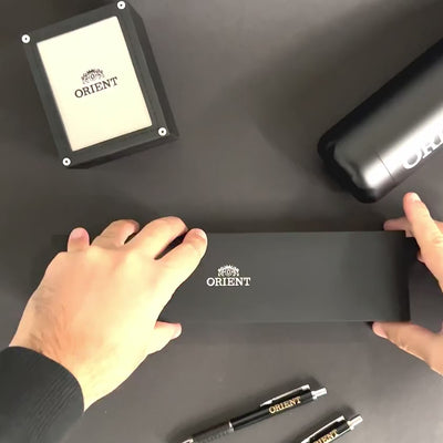 Unboxing of Orient Bambino automatic wrist watch RA-AC0M03S30B