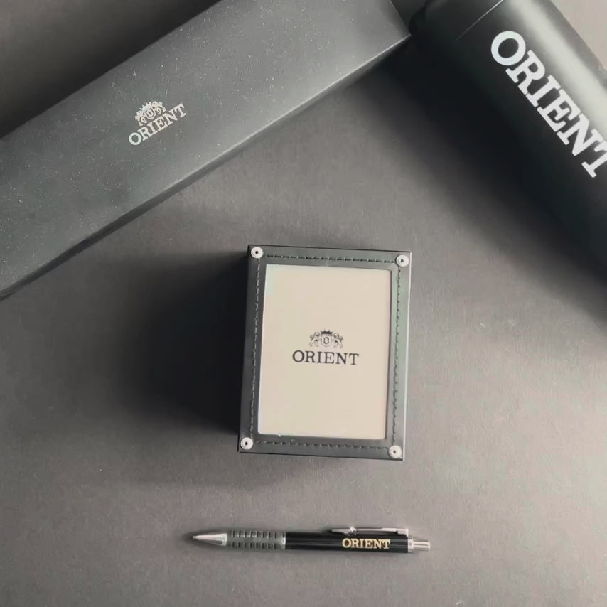 Orient Stretto 41mm Semi Skeleton green dial steel mens automatic watch RA-AR0008E30B unboxing video